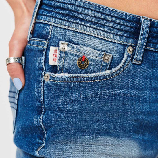 Superdry Γυναικείο σορτς Vintage Mid Rise Slim Shorts